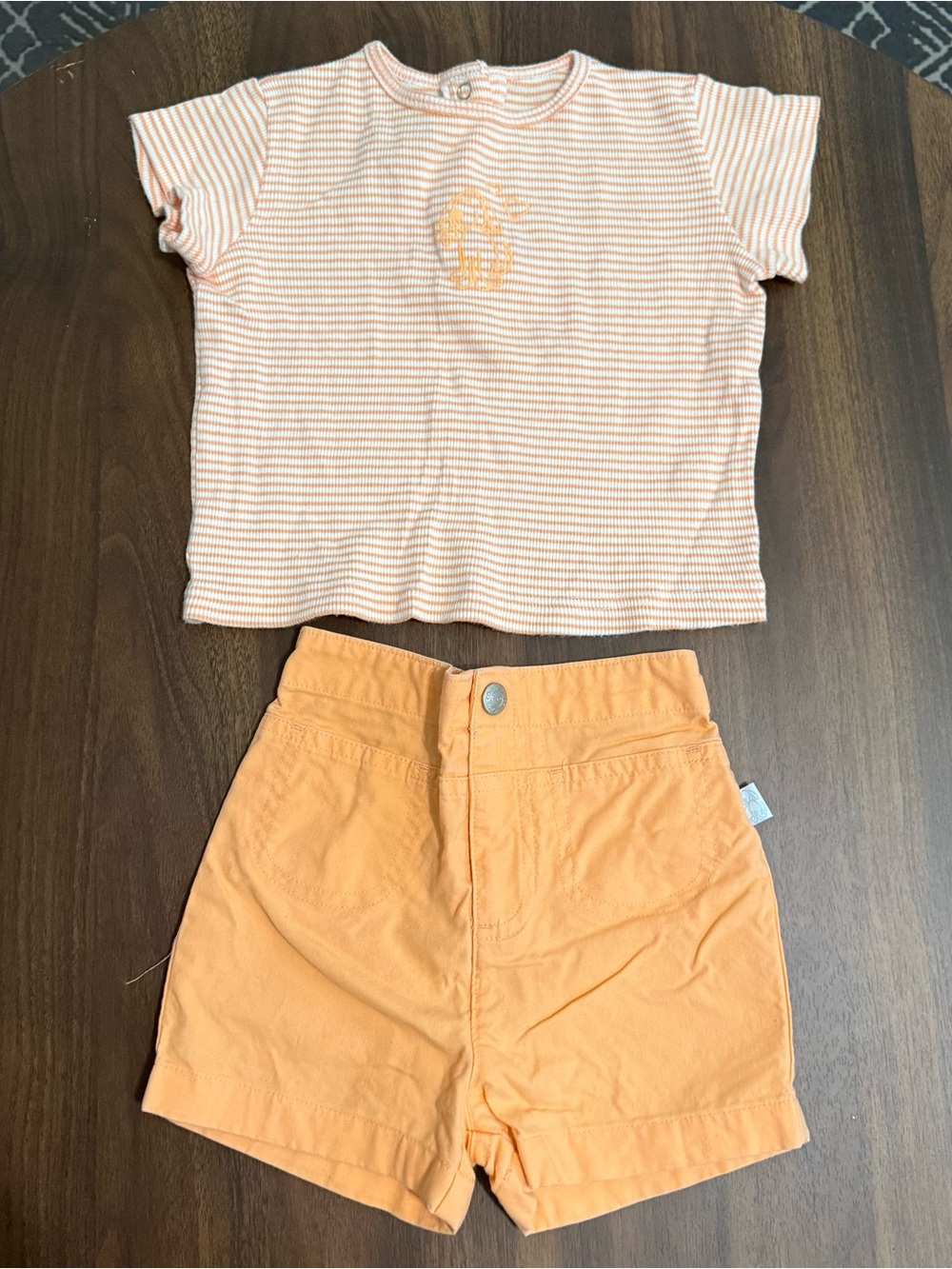 Baby vintage Covington shirt and shorts set